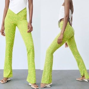 ZARA Jacquard Mod Lime Green Yellow